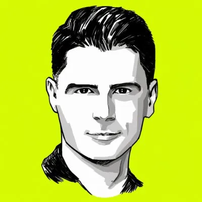 Illustrated portrait from the strategy team.