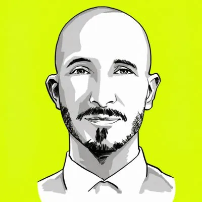 Illustrated portrait from the design team.