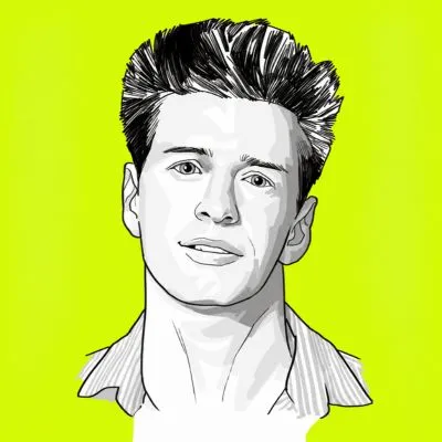 Illustrated portrait from the development team.